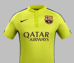 "Барса" и Nike представили третий комплект игровой формы "каталонцев"
