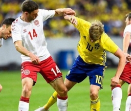 Швеция сыграла вничью с Данией