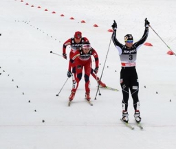 Рэндалл и Крог - победители этапа "Тур де Ски" в спринте