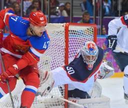 Россия, не забросив шайб в основное время, обыграла Словакию в серии буллитов