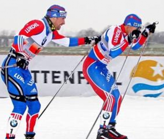 Лыжи. Крюков и Петухов - вторые в спринте на этапе Кубка мира