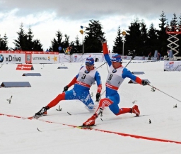 Россияне выиграли бронзу в эстафете на чемпионате мира по лыжным видам спорта