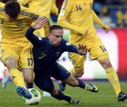 Украина стала самой грубой командой в квалификации ЧМ-2014 в Европе