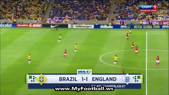Бразилия  - Англия. Обзор матча
