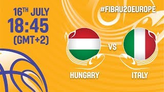 Венгрия до 20 жен - Италия до 20 жен. Обзор матча