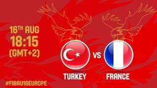 Турция до 16 - Франция до 16. Обзор матча