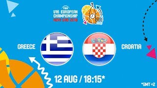 Греция до 16 - Хорватия до 16. Обзор матча