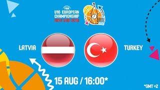 Латвия до 16 - Турция до 16. Обзор матча