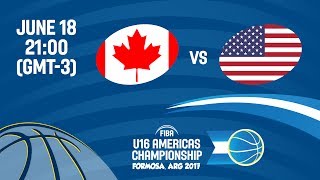 Канада U16 - США U16. Обзор матча