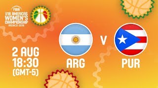 Аргентина до 18 жен - Пуэрто-Рико до 18 жен. Обзор матча