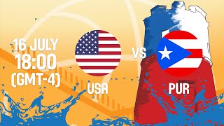 США до 18 жен - Пуэрто-Рико до 18 жен. Обзор матча