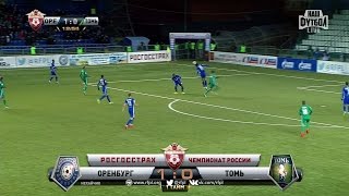 Оренбург - Томь. Обзор матча