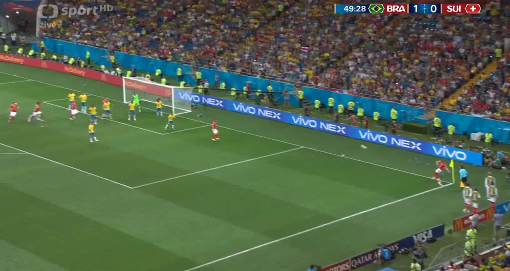 Бразилия - Швейцария. Обзор матча