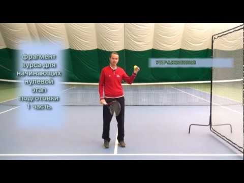 Видео урок: техника удара справа в теннисе. Часть 2