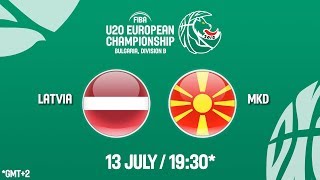 Латвия до 20 - Македония до 20. Обзор матча