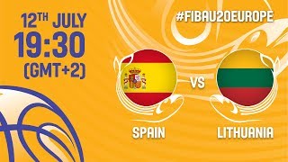 Испания жен до 20 - Литва жен до 20. Обзор матча