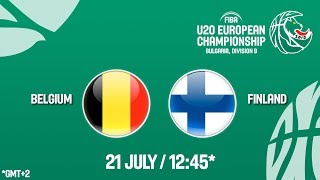 Бельгия до 20 - Финляндия до 20. Обзор матча