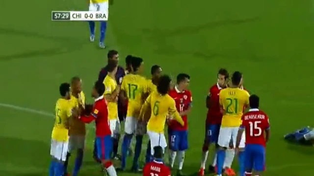 Чили - Бразилия. Обзор матча
