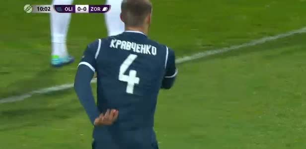 1:0 - Гол Кравченко