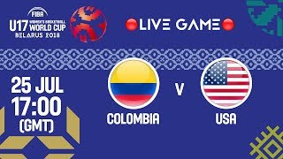 Колумбия до 17 жен - США до 17 жен. Обзор матча