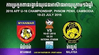 Малайзия до 16 - Мьянма до 16. Обзор матча
