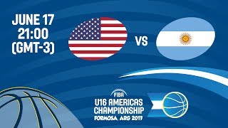 США  до 16 - Аргентина до 16. Обзор матча