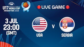 США до 17 - Сербия до 17. Обзор матча