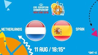 Нидерланды до 16 - Испания до 16. Обзор матча