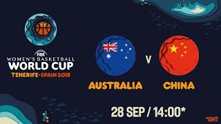 Австралия жен - Китай жен. Обзор матча