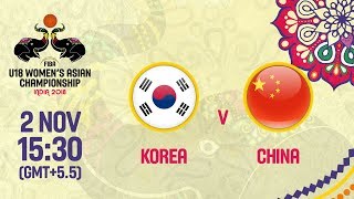 Республика Корея до 18 жен - Китай до 18 жен. Обзор матча