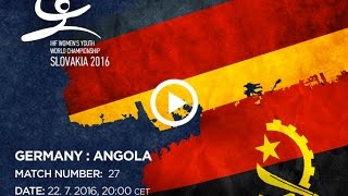 Германия до 18 жен - Ангола до 18 жен. Обзор матча