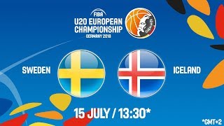 Швеция до 20 - Исландия до 20. Обзор матча