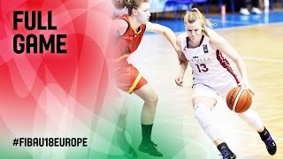 Латвия до 18 жен - Бельгия до 18 жен. Обзор матча