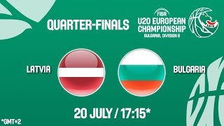 Латвия до 20 - Болгария до 20. Обзор матча