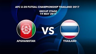Афганистан до 20 - Таиланд до 20. Обзор матча