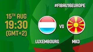 Люксембург до 16 - Македония до 16. Обзор матча
