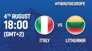Италия до 18 - Литва до 18. Обзор матча