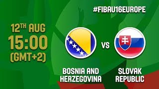 Босния и Герцеговина до 16 - Словакия до 16. Обзор матча