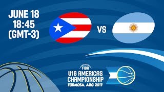 Пуэрто-Рико U16 - Аргентина U16. Обзор матча