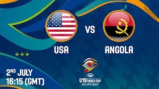 США до 19 - Ангола до 19. Обзор матча