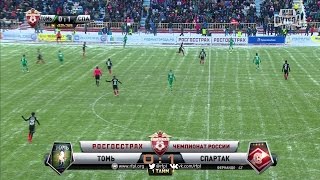 Томь - Спартак. Обзор матча