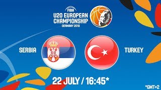 Сербия до 20 - Турция до 20. Обзор матча