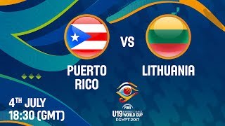 Пуэрто-Рико до 19 - Литва до 19. Обзор матча