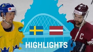 Швеция - Латвия. Обзор матча