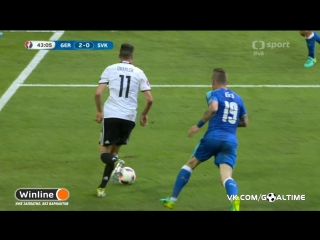 Германия - Словакия. Обзор матча