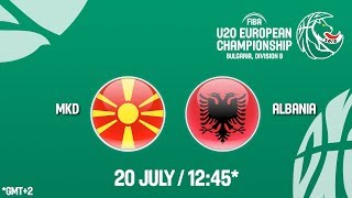 Македония до 20 - Албания до 20. Обзор матча