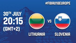 Литва до 18 - Словения до 18. Обзор матча