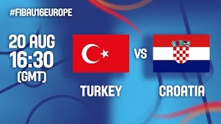 Турция до 16 - Хорватия до 16. Обзор матча