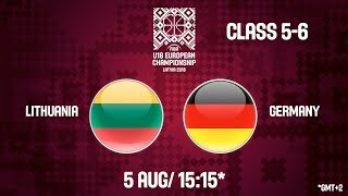Литва до 18 - Германия до 18. Обзор матча