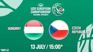 Венгрия до 20 - Чехия до 20. Обзор матча